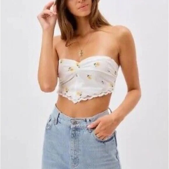 For Love & Lemons Shelby Scarf Top - Picture 2 of 5